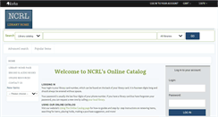 Desktop Screenshot of catalog.ncrl.org